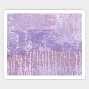 Abstract Oil Painting 10c6 Mauve Lillac Ametyst Sticker